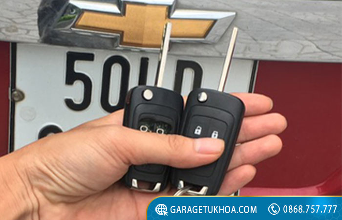 Làm chìa khóa xe Chevrolet giá tốt nhất thị trường, liên hệ Garage Tú Khóa